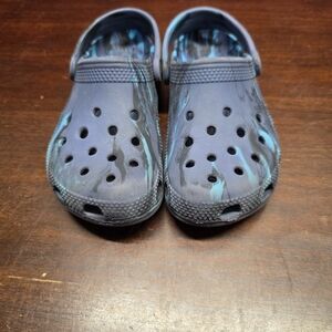 CROCS Kids In Black and Blue